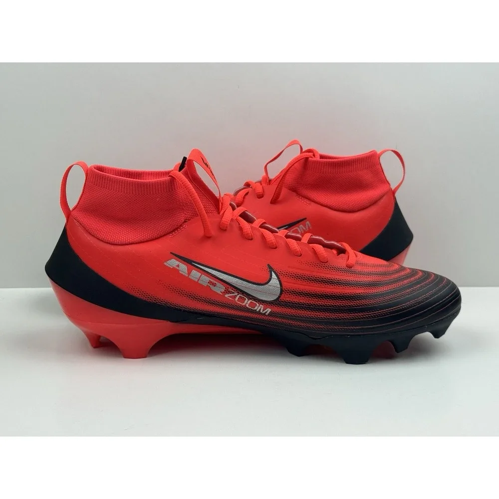 Nike Zoom Vapor Pro 1 NRG Football Cleats Men's Sz 8.5 Crimson/Black HF9409-600